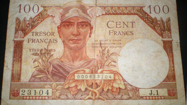 100 francs Trésor Français type 1947