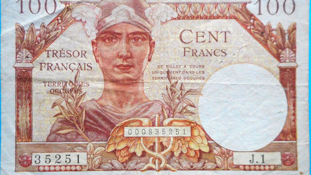 100 francs Trésor Français type 1947