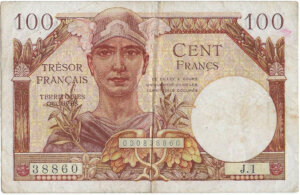 100 francs Trésor Français type 1947