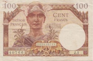 100 francs Trésor Français type 1947