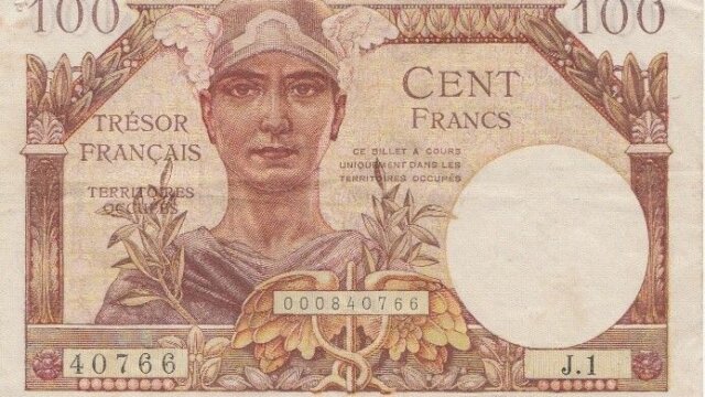 100 francs Trésor Français type 1947