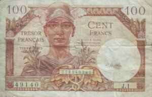 100 francs Trésor Français type 1947