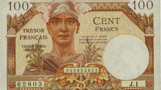 100 francs Trésor Français type 1947