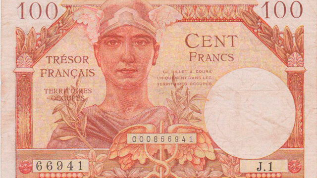 100 francs Trésor Français type 1947