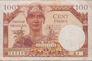 100 francs Trésor Français type 1947