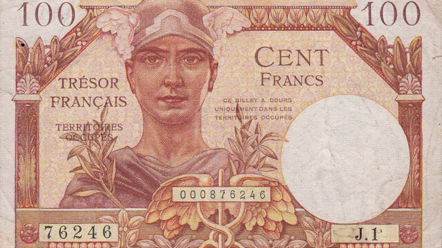 100 francs Trésor Français type 1947