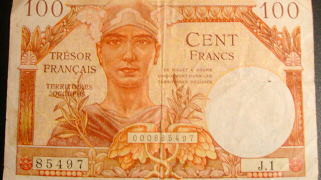 100 francs Trésor Français type 1947