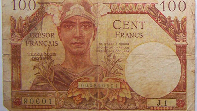 100 francs Trésor Français type 1947