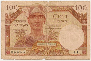 100 francs Trésor Français type 1947