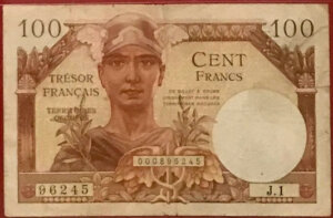 100 francs Trésor Français type 1947