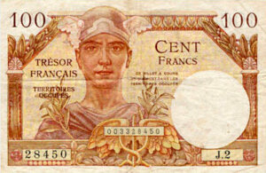 100 francs Trésor Français type 1947