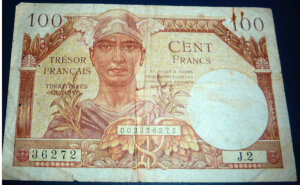 100 francs Trésor Français type 1947