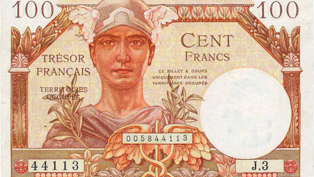 100 francs Trésor Français type 1947