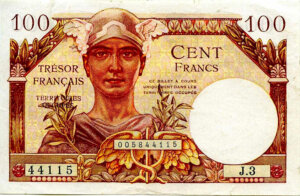 100 francs Trésor Français type 1947