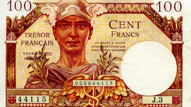 100 francs Trésor Français type 1947