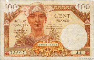 100 francs Trésor Français type 1947