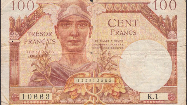 100 francs Trésor Français type 1947