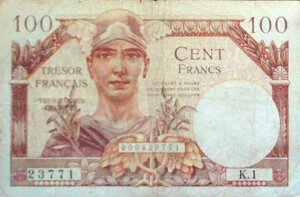 100 francs Trésor Français type 1947