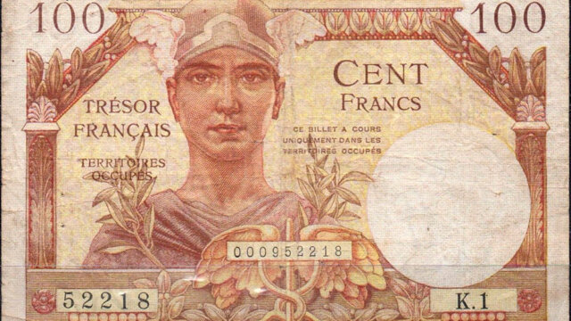 100 francs Trésor Français type 1947