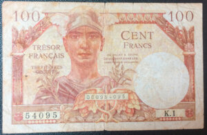 100 francs Trésor Français type 1947