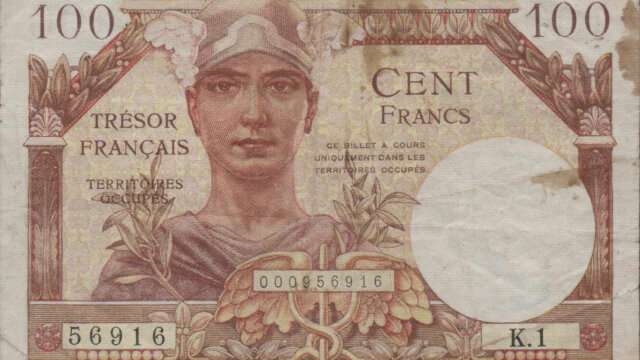 100 francs Trésor Français type 1947