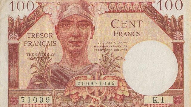 100 francs Trésor Français type 1947