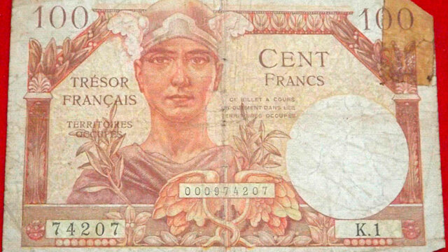 100 francs Trésor Français type 1947