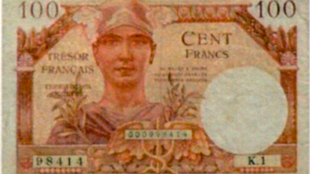 100 francs Trésor Français type 1947