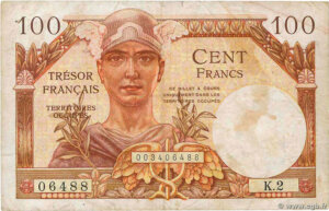 100 francs Trésor Français type 1947