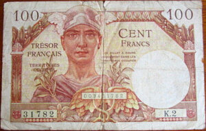 100 francs Trésor Français type 1947