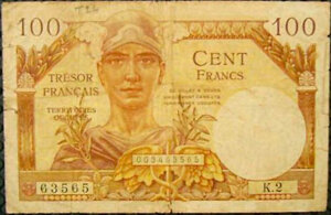 100 francs Trésor Français type 1947