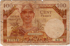 100 francs Trésor Français type 1947