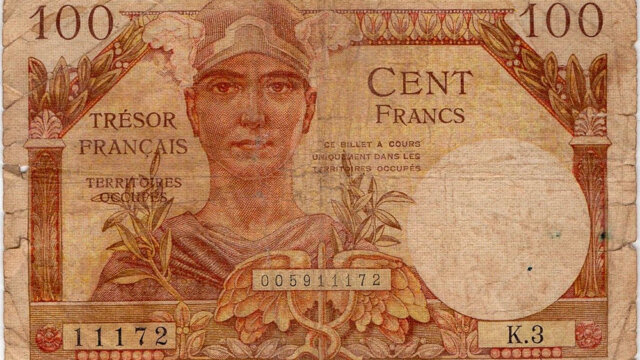 100 francs Trésor Français type 1947