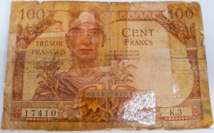 100 francs Trésor Français type 1947