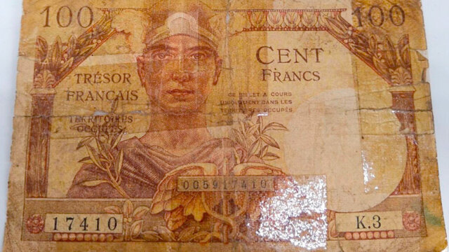 100 francs Trésor Français type 1947