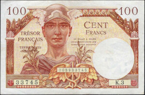 100 francs Trésor Français type 1947