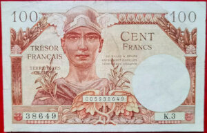 100 francs Trésor Français type 1947