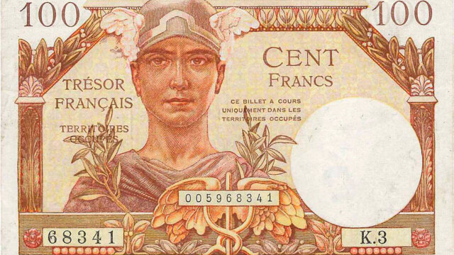 100 francs Trésor Français type 1947