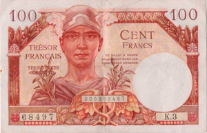 100 francs Trésor Français type 1947