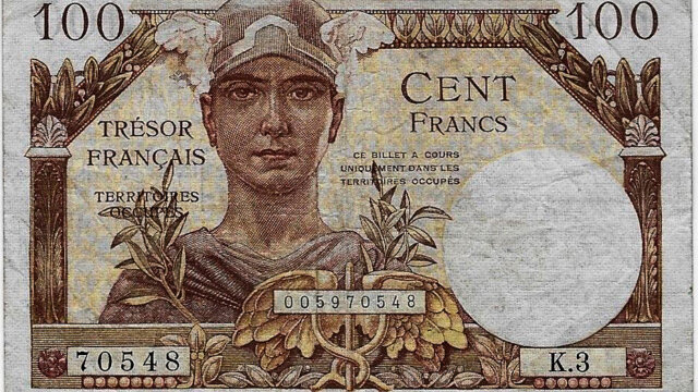 100 francs Trésor Français type 1947