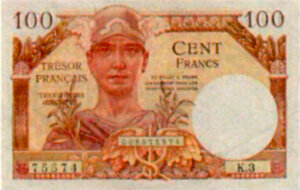 100 francs Trésor Français type 1947