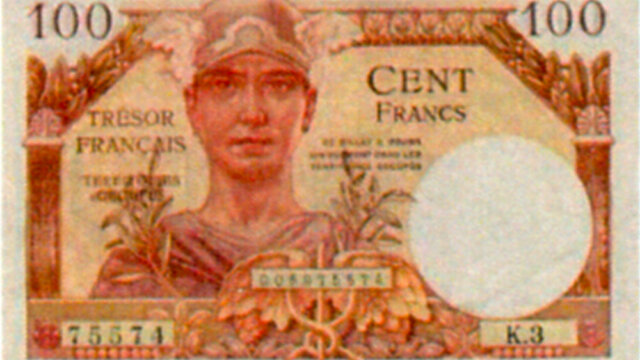 100 francs Trésor Français type 1947