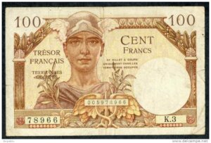 100 francs Trésor Français type 1947