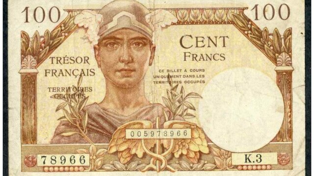 100 francs Trésor Français type 1947