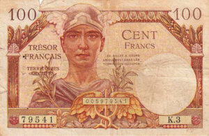 100 francs Trésor Français type 1947