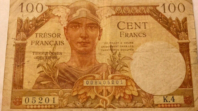 100 francs Trésor Français type 1947