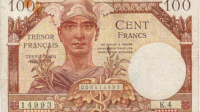 100 francs Trésor Français type 1947