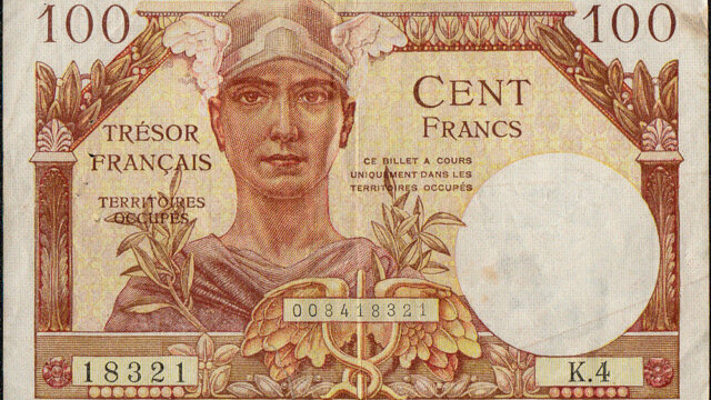 100 francs Trésor Français type 1947