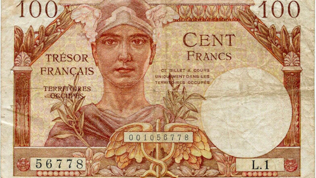 100 francs Trésor Français type 1947