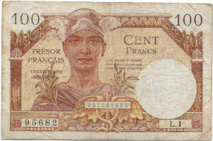 100 francs Trésor Français type 1947